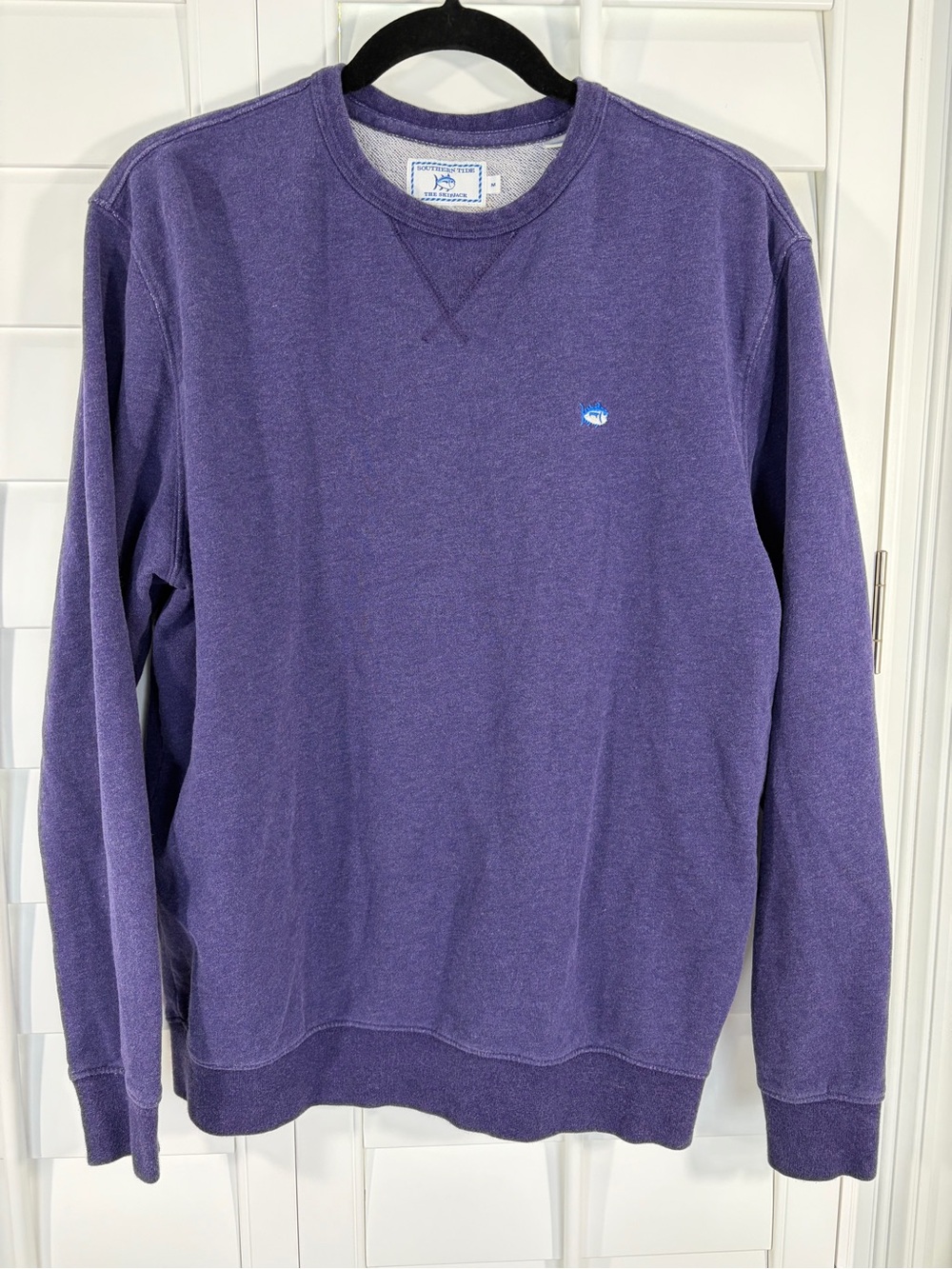 Southern Tide Skipjack Upper Deck Crewneck Sweatshirt 100% Cotton (M)